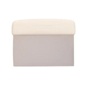 dexter russell sani safe 19783 6 x 3 pulgadas, cortador de masa/ raspador con agarradera de polipropileno color blanco.