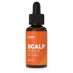 carpe suero aceite para cuero cabelludo sudoroso con aceite de argán y raíz de jengibre, 1.25 onzas líquidas, blanco, unisex para adultos